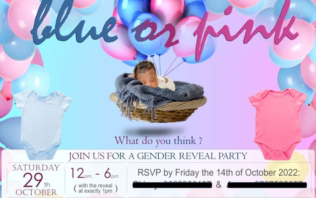 Gender Reveal Party 1